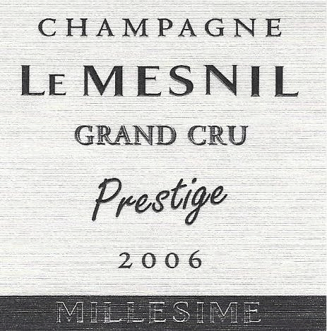 Le Mesnil Grand Cru Prestige2006